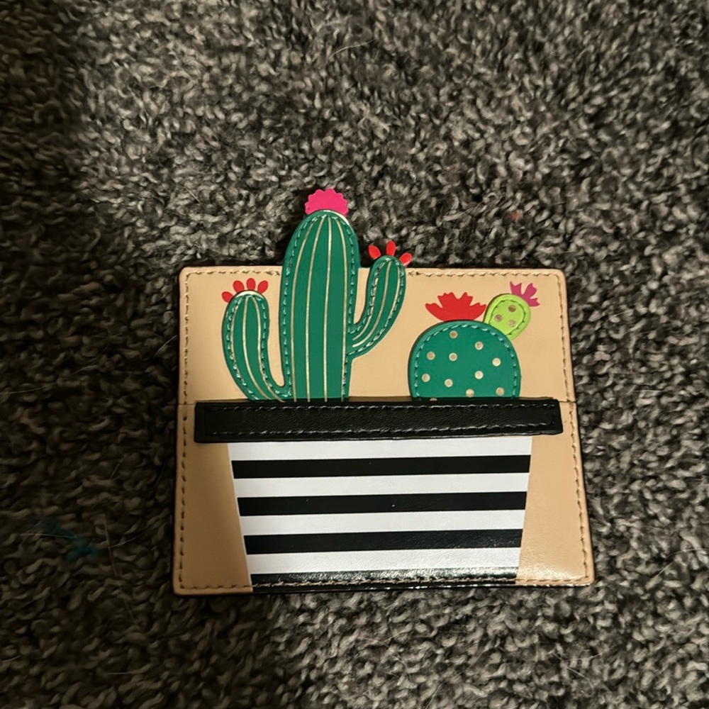 Kate Spade Scenic Route Cactus Card Holder